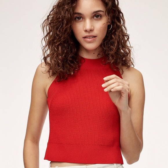 NWT Aritzia Crevier knit top - Picture 5 of 10